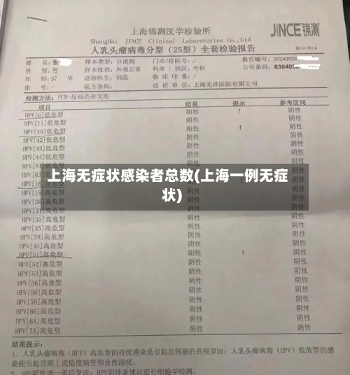 上海无症状感染者总数(上海一例无症状)-第1张图片
