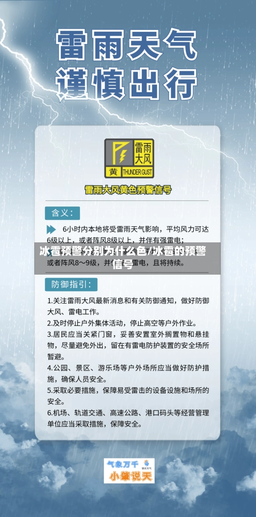 冰雹预警分别为什么色/冰雹的预警信号-第1张图片