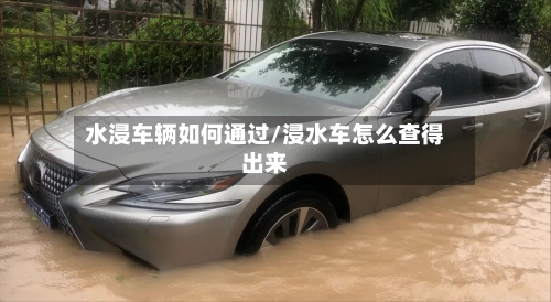 水浸车辆如何通过/浸水车怎么查得出来-第1张图片