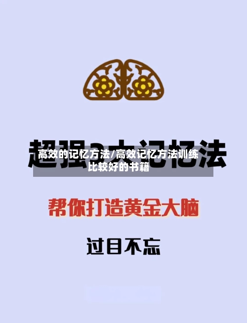 高效的记忆方法/高效记忆方法训练比较好的书籍-第1张图片