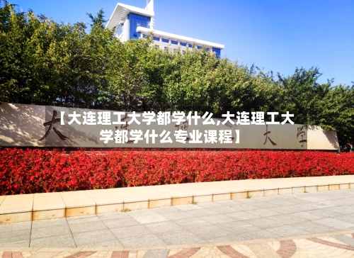 【大连理工大学都学什么,大连理工大学都学什么专业课程】-第1张图片
