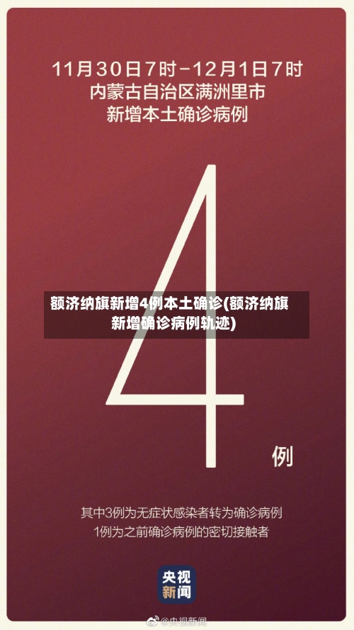 额济纳旗新增4例本土确诊(额济纳旗新增确诊病例轨迹)-第1张图片