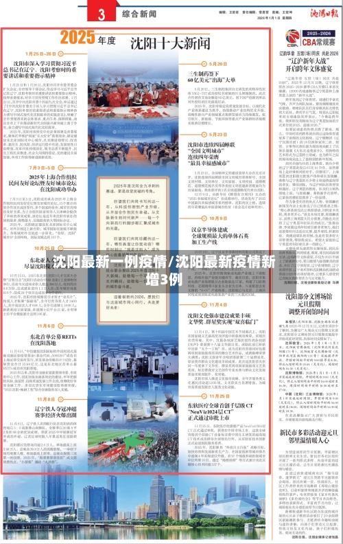 沈阳最新一例疫情/沈阳最新疫情新增3例-第1张图片