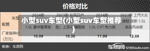 小型suv车型(小型suv车型推荐)-第1张图片