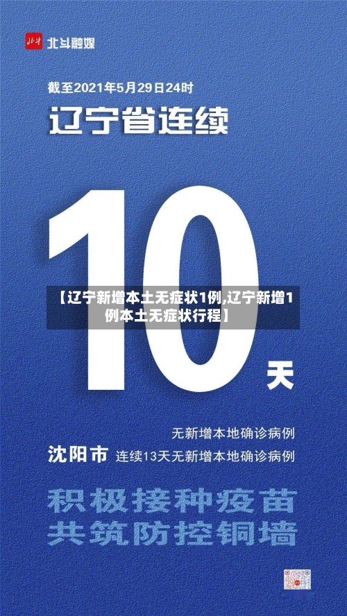【辽宁新增本土无症状1例,辽宁新增1例本土无症状行程】-第1张图片