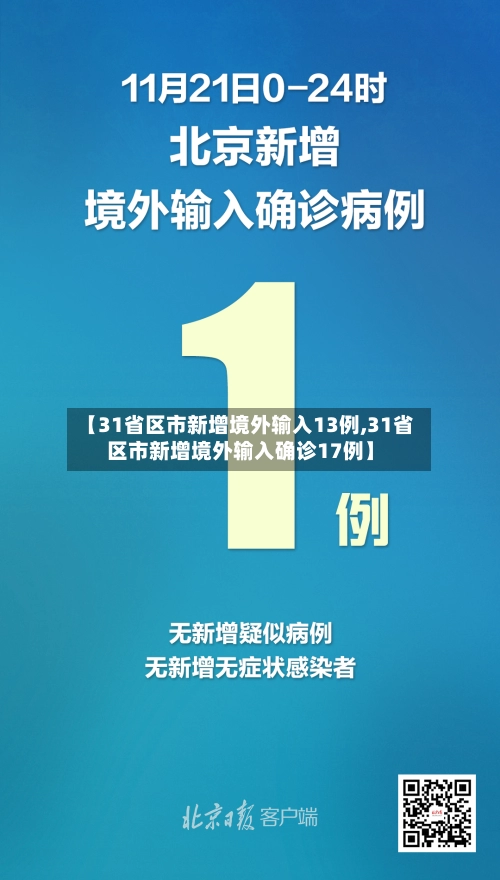 【31省区市新增境外输入13例,31省区市新增境外输入确诊17例】-第2张图片