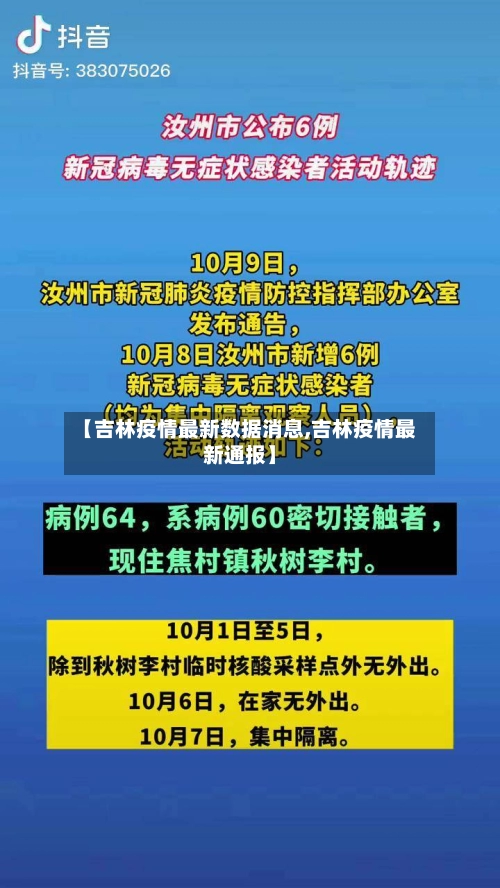 【吉林疫情最新数据消息,吉林疫情最新通报】