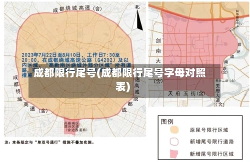 成都限行尾号(成都限行尾号字母对照表)-第1张图片