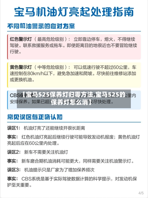 【宝马525保养灯归零方法,宝马525的保养灯怎么消】-第1张图片