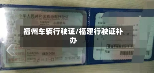 福州车辆行驶证/福建行驶证补办-第1张图片