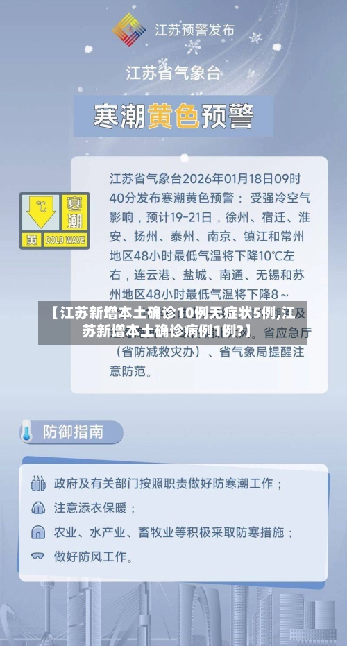 【江苏新增本土确诊10例无症状5例,江苏新增本土确诊病例1例?】-第1张图片