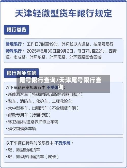 尾号限行查询/天津尾号限行查询-第1张图片