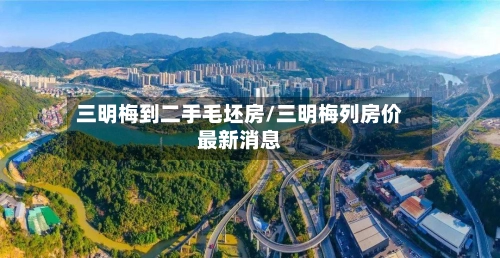 三明梅到二手毛坯房/三明梅列房价最新消息-第1张图片