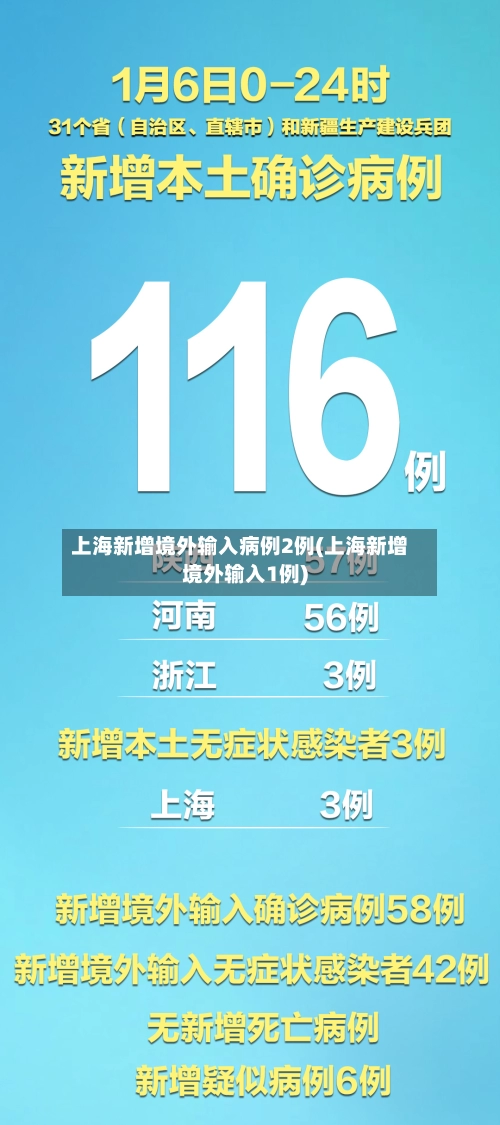 上海新增境外输入病例2例(上海新增境外输入1例)-第1张图片