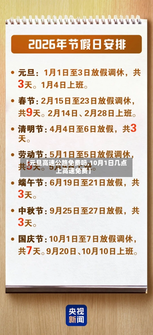 【元旦高速公路免费吗,10月1日几点上高速免费】-第1张图片