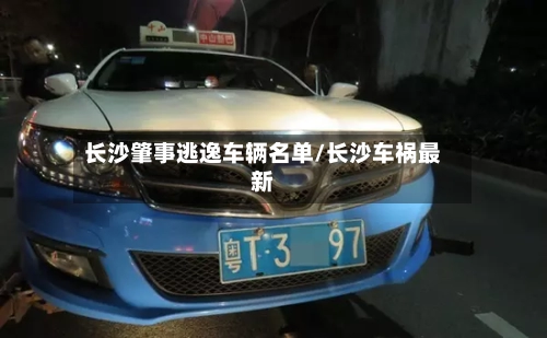 长沙肇事逃逸车辆名单/长沙车祸最新-第1张图片