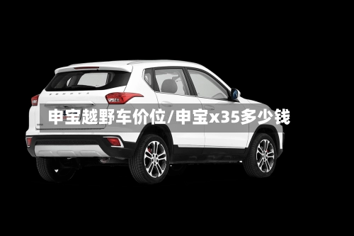 申宝越野车价位/申宝x35多少钱-第1张图片