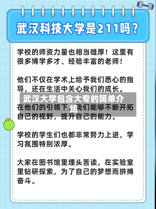 武汉大学包含大专的简单介绍-第3张图片