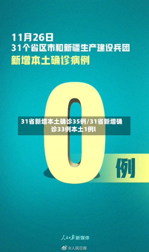 31省新增本土确诊35例/31省新增确诊33例本土1例l-第1张图片