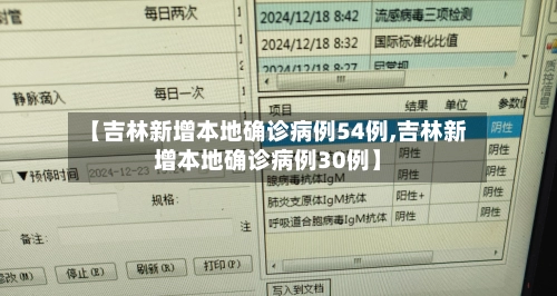 【吉林新增本地确诊病例54例,吉林新增本地确诊病例30例】-第1张图片