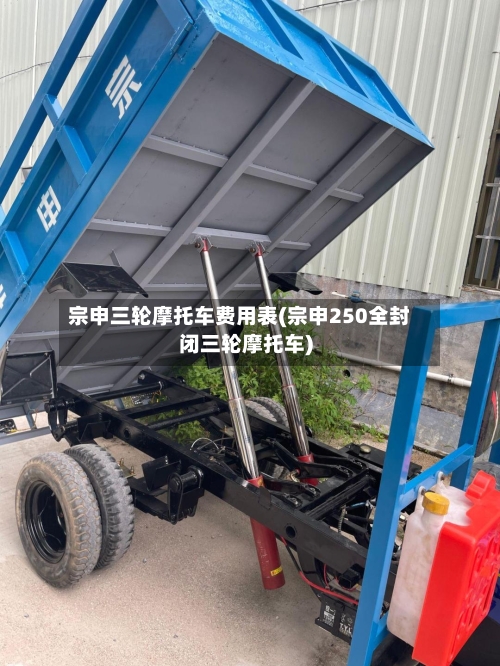 宗申三轮摩托车费用表(宗申250全封闭三轮摩托车)-第3张图片
