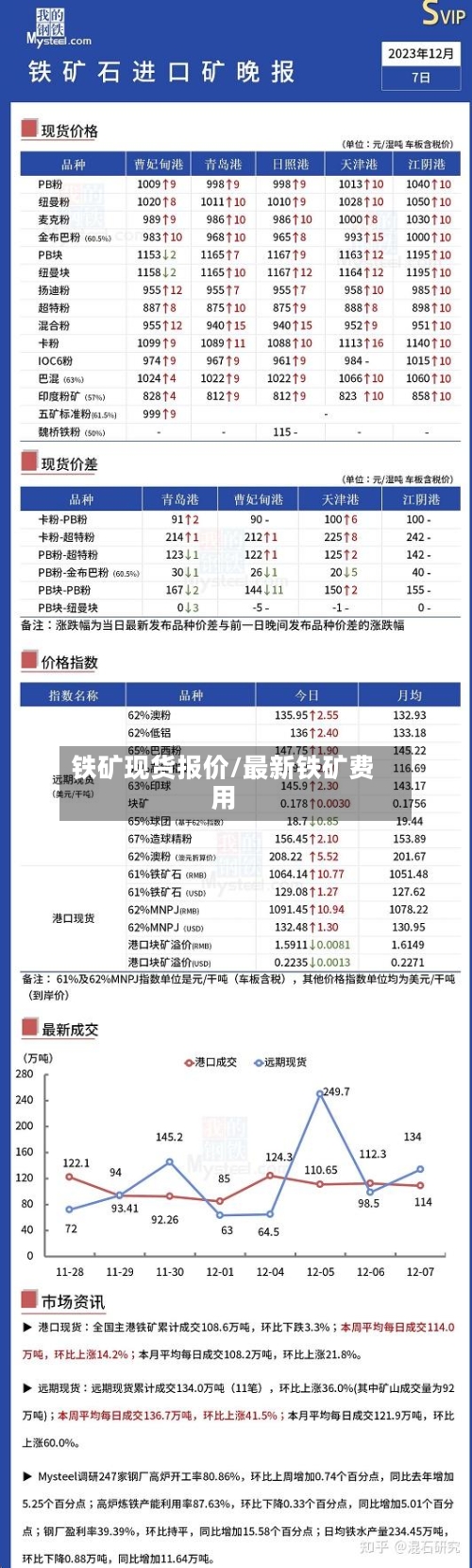 铁矿现货报价/最新铁矿费用-第2张图片
