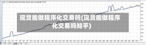 现货能做程序化交易吗(现货能做程序化交易吗知乎)